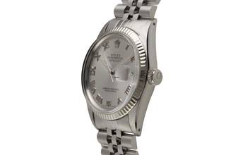 Thumbnail von Rolex Datejust 36 Stahl / Weissgold Silver Dial Automatik Herrenuhr Ref. 16014