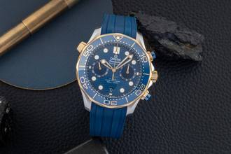 Thumbnail von Omega Seamaster Diver 300 M Chronograph Stahl / Gold 210.22.44.51.03.001