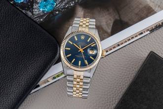 Thumbnail von Rolex Datejust 36 Oyster Perpetual Stahl / Gold Blue Dial Automatik Ref. 16013