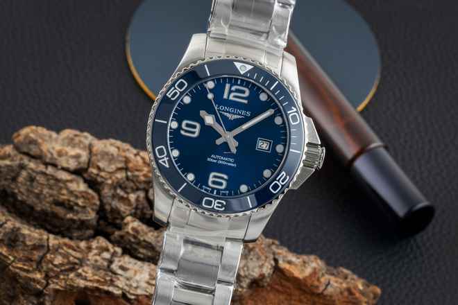  Longines HydroConquest Hydro Conquest Stahl Automatik Herrenuhr Ref. L3.782.4.96.6 B&P 2020 