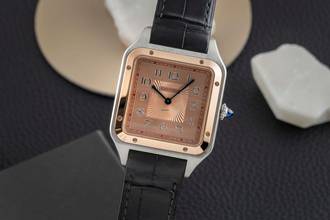 Thumbnail von Cartier Santos Dumont XL Stahl Handaufzug Herrenuhr Ref. W2SA0025 B&P Limited