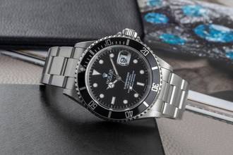 Thumbnail von Rolex Submariner Date 40 Stahl Automatik Herrenuhr Ref. 16610 T-Serie