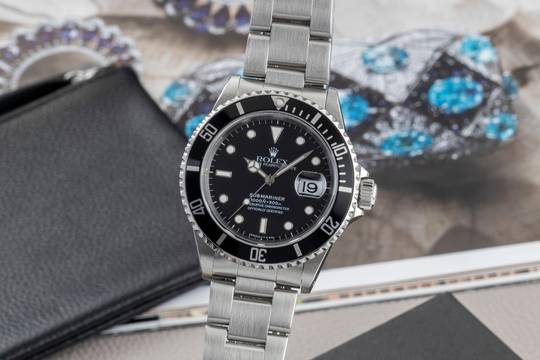  Rolex Submariner Date 40 Stahl Automatik Herrenuhr Ref. 16610 T-Serie 