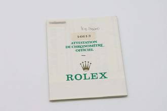 Thumbnail von Rolex Submariner Date Stahl / Gold Herrenuhr Black Dial Ref. 16613 Papiere 1997