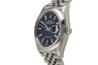 Thumbnail von Rolex Datejust 36 Blue Dial Oyster Stahl Automatik Ref. 126200 B&P 2019