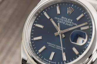 Thumbnail von Rolex Datejust 36 Blue Dial Oyster Stahl Automatik Ref. 126200 B&P 2019