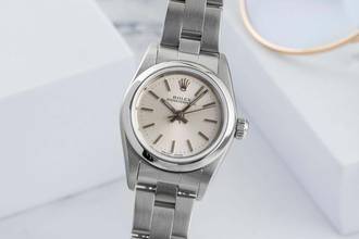 Thumbnail von Rolex Oyster Perpetual Silver Dial Edelstahl Automatik Damen Ref. 76080 Y-Serie