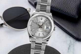 Thumbnail von Rolex Datejust 36 Silver Dial Oyster Edelstahl Automatik Ref. 126200