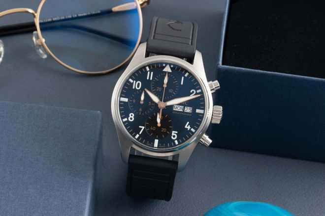  IWC Fliegeruhr Chronograph Pilot's Watch Chronograph 41 APXGP Stahl Automatik Ref. IW388116 B&P 2025 