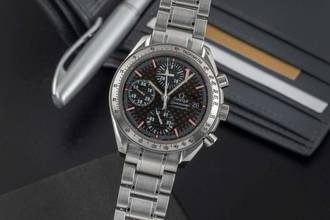 Thumbnail von Omega Speedmaster Racing Schumacher Chronograph Limited Edition Ref. 3519.50.00