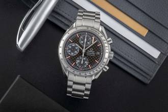 Thumbnail von Omega Speedmaster Racing Schumacher Chronograph Limited Edition Ref. 3519.50.00