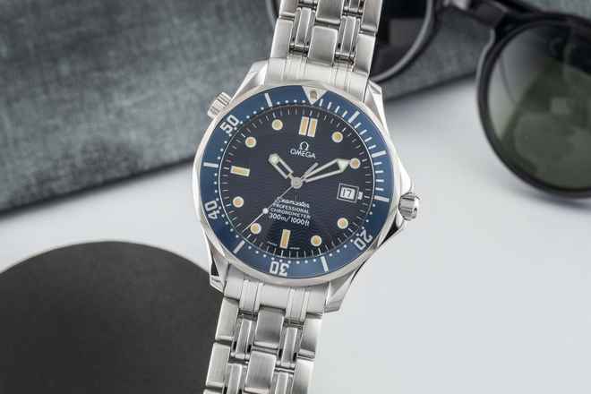  Omega Seamaster Diver 300 M Stahl Automatik Herrenuhr Ref. 2531.80.00 B&P 1997 