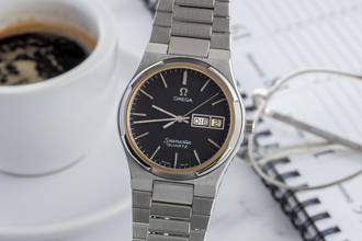Thumbnail von Omega Seamaster Stahl Quarz Vintage Klassiker Ref. 196.0131 396.0871 Vintage