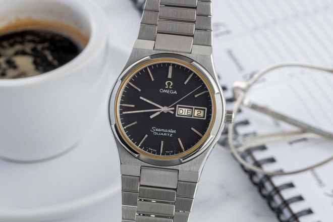  Omega Seamaster Stahl Quarz Vintage Klassiker Ref. 196.0131 396.0871 Vintage 
