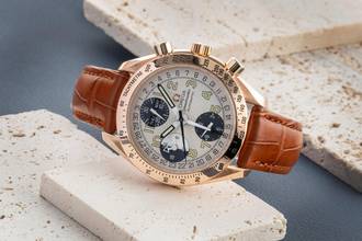 Thumbnail von Omega Speedmaster Day Date Chronograph 18k Roségold 175.0084 Papiere 1999