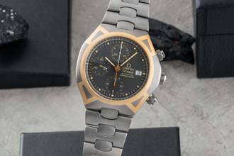Thumbnail von Omega Seamaster Polaris Chronograph Titan / Gold Automatik Ref. 5890.40.00