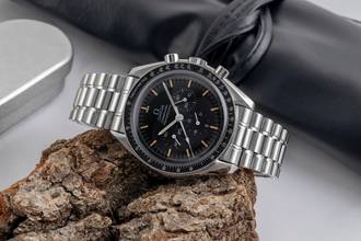 Thumbnail von Omega Speedmaster Professional Moonwatch Chronograph Stahl Handaufzug Ref. ST145022 B&P