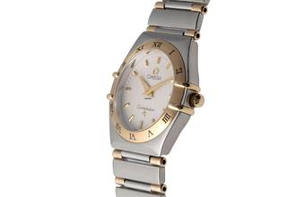 Thumbnail von Omega Constellation Ladies Honeycomb Dial Stahl / Gold Quarz Damenuhr Ref. 1262.30.00
