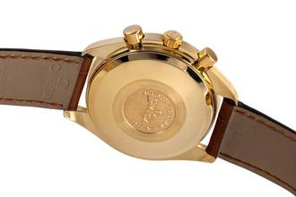 Thumbnail von Omega Speedmaster Golden Gate Chronograph 18K Gold Ref. 3131.20 Papiere 1991