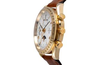 Thumbnail von Omega Speedmaster Golden Gate Chronograph 18K Gold Ref. 3131.20 Papiere 1991