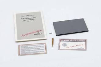 Thumbnail von Omega Speedmaster Golden Gate Chronograph 18K Gold Ref. 3131.20 Papiere 1991