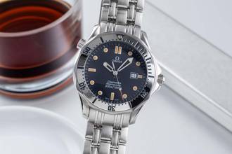 Thumbnail von Omega Seamaster Diver 300 M Edelstahl Herrenuhr Datum Saphirglas Ref. 2542.80.00