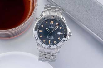 Thumbnail von Omega Seamaster Diver 300 M Edelstahl Herrenuhr Datum Saphirglas Ref. 2542.80.00