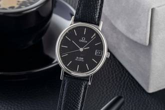 Thumbnail von Omega De Ville Stahl Quarz Damenuhr Ref. 192.0057 Vintage Klassiker