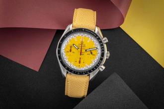 Thumbnail von Omega Speedmaster Reduced Yellow Michael Schumacher Chronograph Ref. 3510.12