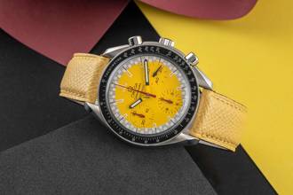 Thumbnail von Omega Speedmaster Reduced Yellow Michael Schumacher Chronograph Ref. 3510.12
