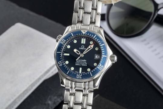 Omega Seamaster Diver 300 M Professional 300M Stahl Automatik Medium Size Ref. 2551.80.00