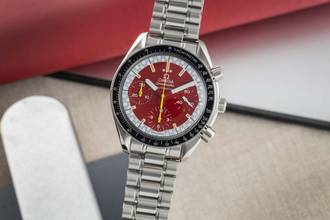 Thumbnail von Omega Speedmaster Reduced Michael Schumacher Chronograph Ref. 3510.61.00 B&P