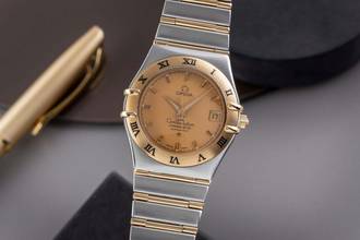 Thumbnail von Omega Constellation Stahl / Gold Automatik Herrenuhr Ref. 1302.10.00 368.1201