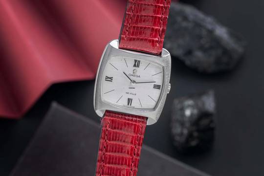 Omega De Ville Stahl Handaufzug Damenuhr Ref. 511.305 Klassiker