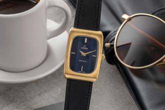 Thumbnail von Omega Genève Navy Holo Dial vergoldet Handaufzug Ref. 511.0469 Klassiker