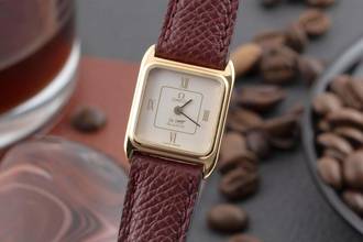 Thumbnail von Omega De Ville Rivoli gold-plated women's watch Ref. 591.0153.1 Box Vintage