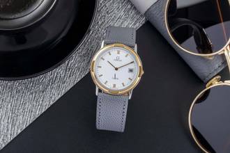 Thumbnail von Omega De Ville Symphonie Stahl / Gold Quarz unisex Ref. 196.0308 Vintage