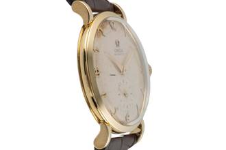 Thumbnail von Omega Bumper Vintage Omega Bumper Automatik 18k (0,750) Gold Ref. 2659 Vintage 1950