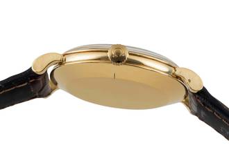 Thumbnail von Omega Bumper Vintage Omega Bumper Automatik 18k (0,750) Gold Ref. 2659 Vintage 1950