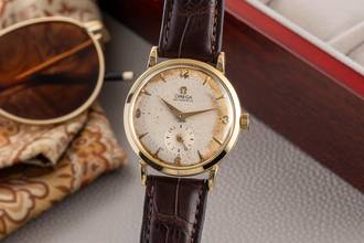 Thumbnail von Omega Bumper Vintage Omega Bumper Automatik 18k (0,750) Gold Ref. 2659 Vintage 1950