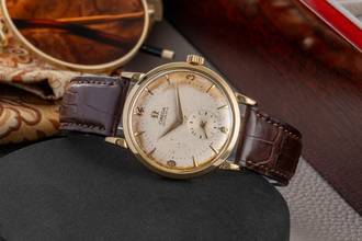 Thumbnail von Omega Bumper Vintage Omega Bumper Automatik 18k (0,750) Gold Ref. 2659 Vintage 1950