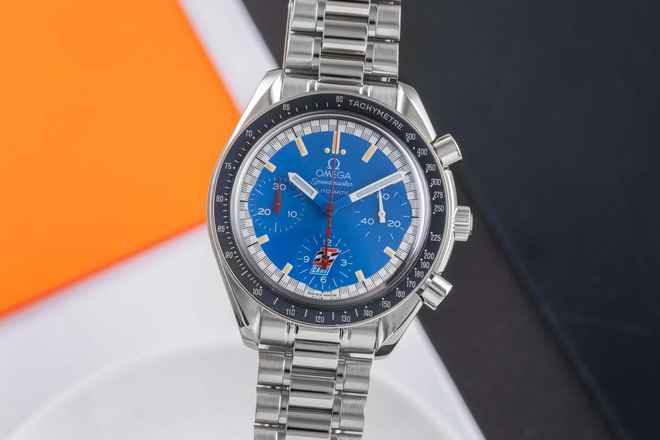  Omega Speedmaster Racing Cart Excellent Condition Chronograph Ref. 3810.80.00 