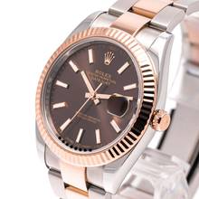 Thumbnail von Rolex Datejust 41 Chocolate Oyster Steel/Rosegold – 126331 – like NEW – 06/2017 Full Set Lc100