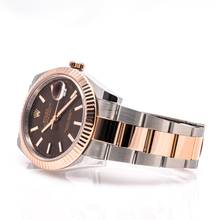 Thumbnail von Rolex Datejust 41 Chocolate Oyster Steel/Rosegold – 126331 – like NEW – 06/2017 Full Set Lc100