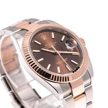 Thumbnail von Rolex Datejust 41 Chocolate Oyster Steel/Rosegold – 126331 – like NEW – 06/2017 Full Set Lc100