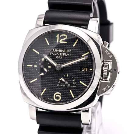  Panerai Luminor 1950 3 Days GMT Power Reserve Automatic 42 – PAM 00537 – like NEW – 06/2021 Full Set 