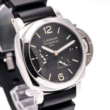 Thumbnail von Panerai Luminor 1950 3 Days GMT Power Reserve Automatic 42 – PAM 00537 – like NEW – 06/2021 Full Set