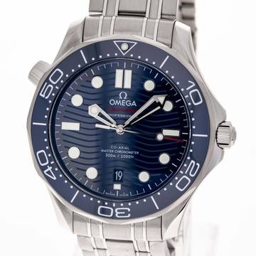Omega Seamaster Diver 300 M Blue – 210.30.42.20.03.001 – NEW & Unworn – 04/2026 Full Set