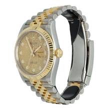 Thumbnail von Rolex Datejust 36 Ref.126233 Full Set Gold/Diamond dial