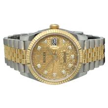 Thumbnail von Rolex Datejust 36 Ref.126233 Full Set Gold/Diamond dial